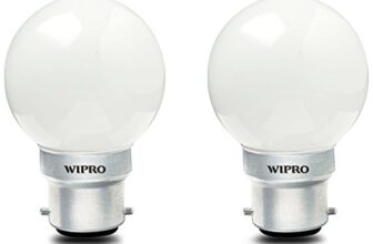 wipro 0.5W LED Cool Day Light Lamp, Pack of 2, (N10001)