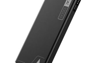 Boat Energyshroom PB300 10000 mAh 22.5W Fast Charging Power Bank (2X Output Ports, Supports Android,iPhone,Tablets,Earbuds) (Carbon Black), USB Type C