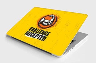 Paper Plane Design Laptop Skins Sticker for Upto 17 in Laptops (Pack of 2) Des 13 (D)
