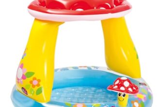 Intex Inflatable Baby Mushroom Paddling Pool Swimming Float Summer Outdoors