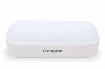 Crompton 20W Wall Lamp LED Rectangle Shape Outdoor Bulkhead Waterproof Light for Outdoor Garden Bathroom Light (Cool Day Light Pack of 1)