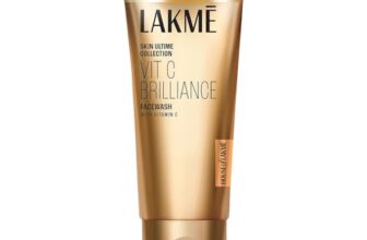 Lakme Vitamin C Brilliance Facewash 100g | Vitamin C Face Wash for Glowing and Brighter Skin | 100% Soap Free Cleanser
