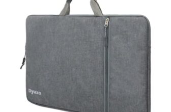 Dyazo Slim 15″ to 15.6 Inch Laptop Sleeve, Laptop Cover Case with Handle & Accessories Pocket Universal Compatible for Dell, HP, Lenovo, Asus and All Other Notebook etc. (Grey)