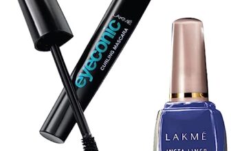 Lakme Eyeconic Lash Curling Mascara, Black, 9ml and Lakme Insta Eye Liner, Blue, 9 ml