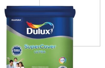 Dulux SuperCover Ultra – Premium Interior Emulsion Paint For Walls and Ceilings | Smooth Matte Finish | Durable, Long-Lasting Paint with Extra Coverage (20L, Br.White)