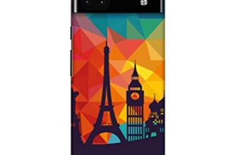 Amazon Brand- Solimo Designer Colored Paris 3D Printed Hard Mobile Back Case Cover Compatible for Google Pixel 6a 5G