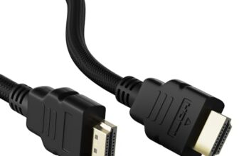 Ambrane 3M High Speed HDMI Cable Supports 3D, 4K, ARC & CEC Extension, Gold Plated Connectors, Compatible with HDMI-Enabled TV, Set Top Box, Blu-ray, Gaming Consoles (AHDMS-30, Black)