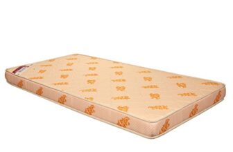 Springwel Endura Plus 4-inch Double Size PU Foam Mattress (Beige, 72x48x4)