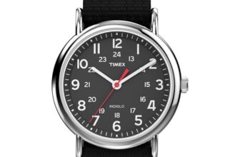 TIMEX Weekender Classic Black Round Dial Analog Unisex’s Watch – T2N647UJ