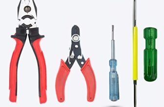 Hillgrove HGCM148M1 8″inch Heavy Duty Grip Combination Pilash Hand Tool Lineman Plier with Wire Cutter, Line Tester and 2in1 Screwdriver