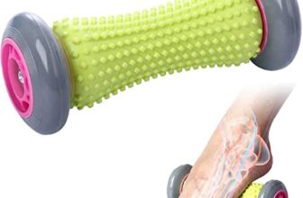 Bodylastics Foot Massage Roller for Plantar Fasciitis Pain Relief Ergonomic Designed for Reflexology Deep Tissue Muscle Revovery for Total Body (Foot Roller)
