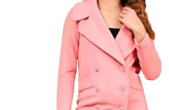 KOTTY Women’s Quilted Longline Lightweight Yet Warm Coat(Pink,M)