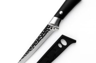 Machado Serbian Chef Knife – High Carbon Clad Steel Usuba Butcher Cleaver, Full Tang Kitchen Chef Knives – Ideal Fathers & Mothers Day Gifts