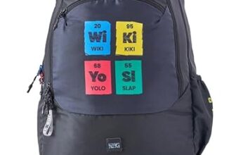 Wiki Stylish Unisex Backpack 2 Durable & Lightweight backpack for Men & Women | Backpack for Office, Gym, Travel (31.5 Litre, Black)