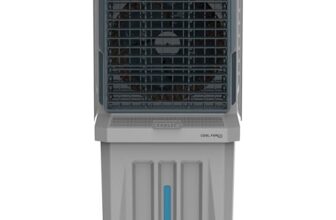 Cadlec CoolForce 100L Commercial Air Cooler For Home, High Speed Fan with Powerful Air Throw, Inverter Compatible, Anti-Bacteria Honeycomb Pad, 3 Year Warranty | Grey