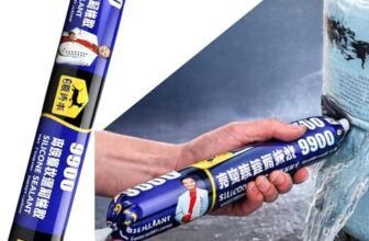 Waterproof Silicone Sealant Adhesive for Roof Leak Repair – Weather Resistant Waterproofing Solution for Concrete | Metal & Water Tanks