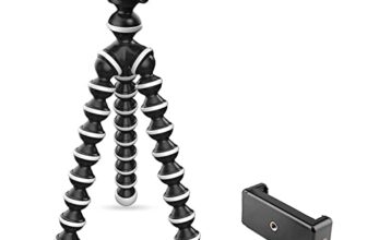Tygot Gorilla Tripod/Mini 33 cm (13 Inch) Tripod for Mobile Phone with Phone Mount | Flexible Gorilla Stand for DSLR & Action Cameras