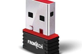 Frontech 150Mbps USB WiFi Dongle | Wireless Adapter for Desktop and Laptop | Supports 802.11 b/g/n and Advanced WPA/WPA2 Security Encryption (0843)