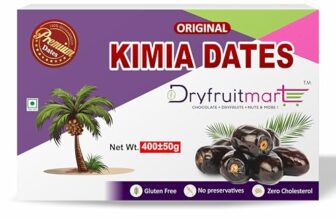 Dryfruit Mart Original Kimia Dates (khajoor), 500g | Soft Premium Khajoor for Instant Energy, Digestion & Bone Strength | 100% Natural, No Preservatives & Gluten Free