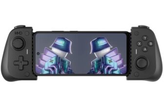 HMD Gaming Outfit for HMD Fusion | Gamepad with 18 Buttons, Turbo Mode, 3.5mm Audio Jack, Smart Pins Connection for Ultra Low Latency | Compatible with Android TV & Android smartphones with OTG Support via USB-C | No Software Needed