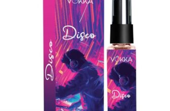 Vokka Pocket Perfume Disco 8ml | Unisex Luxury Long Lasting Leather Perfume For Men & Women | Woody Leather Scent Eau De Parfum | EDP Fragrance for Gift | Notes: Spicy Agarwood Leathery