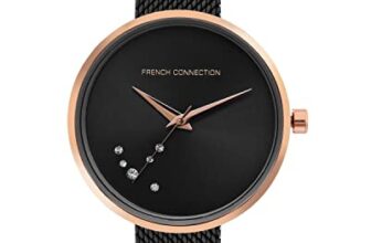 French Connection Women’s Analog Watch Black Strap-FCL23-B