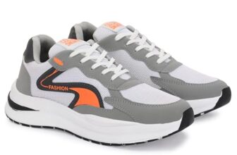 ADISO Men’s Stylish Mesh Sports Sneakers | Lightweight Casual Running Shoes_Orange_7