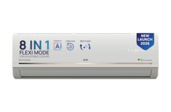 IFB 2 Ton 3 Star,New star rated, AI Powered Inverter Split AC,Hybrid Mode, 8-in-1 Flexi Mode, Heavy Duty Compressor, Long Air Throw, Self Clean, Dual Gold Fins, 100% Copper, CI223GD32RGM3, white
