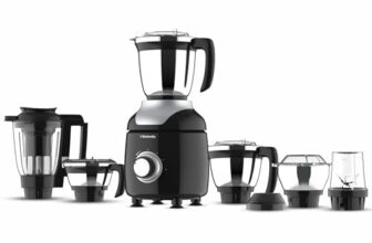 Butterfly ZieraChrome 750 Watt Mixer Grinder | 6 Jars | Coarse Grinding Jar| Uniform Grinding-Tornado Blade & Lid | Long Lasting Annealed SS Jars | Torx21 Motor| Juicer/Blender Jar | 5 Years Warranty