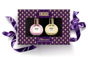 Engage Gift Set – Moments Luxury Perfume Gifts For Women, 100ml, Long Lasting Smell Women Perfume, Best Birthday,Anniversary Gifts by ITC, Eau De Parfum for Girls,Travel Sized Perfume Combo, 50ml x 2