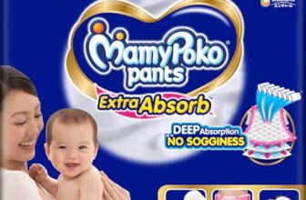 MamyPoko Pants Extra Absorb Baby Diapers, Small (S size), 4-8 kg, 34 Count, Deep Sleep Diapers, Soft gentle fit, Deep Absorbent Crisscross, skin friendly with coconut oil