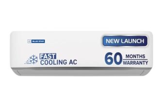 Blue Star 1.5 Ton 3 Star, New Star Rated, Smart Inverter Split AC (Copper, 5 in 1 Convertible Cooling, DigiQ Hepta Sensor, Blue Fins,Turbo Cool,Blue Fins (IA318ZXU, White)