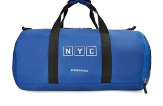 Aeropostale Dryden Unisex Polyester 32L Gymbag Duffel – Electric Blue