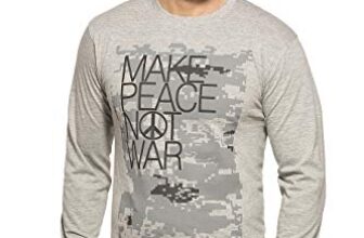 Alan Jones Clothing Men’s Cotton T-Shirt (Grey_S)