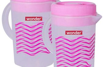 Wonder Homeware Prime Dhara Jug Set, 2 Pc Jug 2 LTR, Pink Color