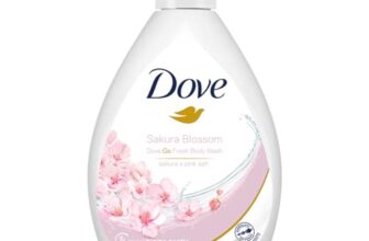 Dove Refreshing Sakura Blossom Body Wash with Himalaya Pink Salt for Replenished Skin, 1L