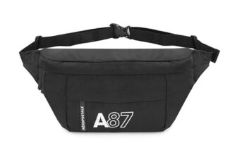 Aeropostale Oliver Unisex Waist Pouch Bags & Cases – Black