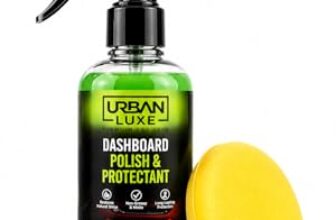 UrbanLuxe Car Dashboard Polish & Protectant | 300ml (335g) | Dashboard Dresser | Car Polish for Interior Plastic, Vinyl & Leather Trims | Herbal,Non Toxic | Protects, Shines & Conditions