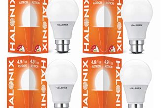 Halonix 4.9-watt Base B22 Led Bulb (Pack of 4, White)