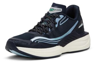 Campus Men’s Creed Running Shoes Navy/SMR GRN – 9UK/India