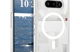BENTOBEN Ultra Hybrid Magnetic Case for Nothing Phone 3a Case [Heavy Duty Shockproof Design] Slim Crystal Clear Hard Back Cover, Transparent Hard PC & Flexible TPU Bumper
