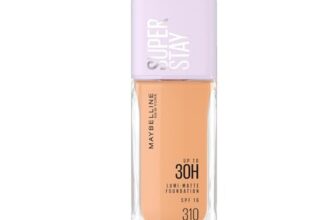Maybelline New York Super Stay Lumi Matte Liquid Foundation, 30 HR Long Lasting yet Lightweight, 310, 35ml