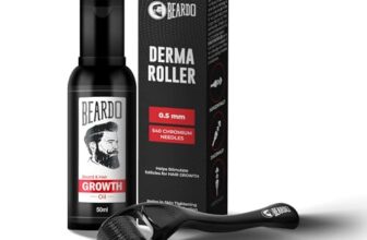 Beardo Beard & Hair Growth Oil 50ml & Derma Roller For Hair Growth 0.5 mm| Dermaroller | For Thicker & Longer Beard | Uneven, Patchy & Fast Beard Growth | For Stronger & Fuller Beard Hair
