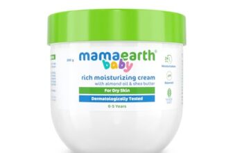 Mamaearth Baby Rich Moisturizing Cream With Almond Oil & Shea Butter For Dry Skin | For Face & Body | 24-Hour Moisturization | Nourishes & Softens Skin | 200 g