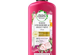 Herbal Essences White Strawberry & Sweet Mint CONDITIONER- For Cleansing and Volume – No Paraben, No Colorants, 240 ML