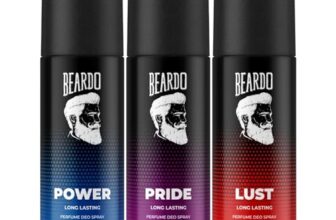 Beardo Power, Lust & Pride Perfume Body Spray (Set of 3) Get compliments with Long lasting Fougere, Aromatic Deodorant Brand | Christmas gift for men | Gift For Friends | Gift for Men