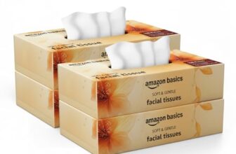 Amazon brand- Amazon Basics 2-Ply Facial Tissue paper 400 pulls | 100 pulls x Pack of 4| Soft, Absorbent, Gentle| Chemical-Free