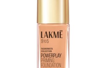 LAKMÉ Powerplay Priming Foundation, Natural, Flawless Finish, Medium To Full Coverage, Built in Primer, Long Lasting Liquid, SPF 20, Neutral Medium, 25ml