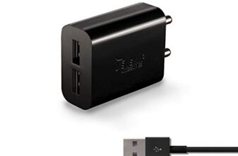 SYSKA WC-2.4AD 2 Port Fast Charging Travel Adapter for Samsung – Black