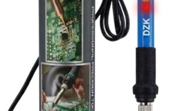 DZK 60W Professional Soldering Iron (Ideal for Soldering Iron Kit Set) – 60 Watt High Power Soldering Machine | Adjustable Temp Solder Iron Gun for Mobile Repairing